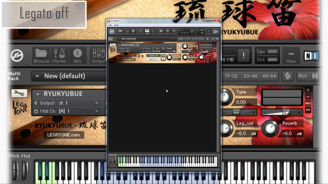 琉球笛音源 RYUKYUBUE – 琉球笛 – – DTMレガート音源制作 LEGATONE