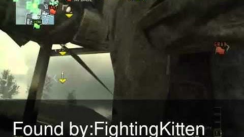MW3  First ever out   under map Foundation Glitch TUTORIAL Found By FightingKitten