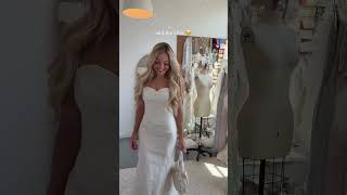 reveal of my mom’s redesigned wedding dress from 1982 🥹