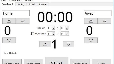 New Scoreboard App for OBS