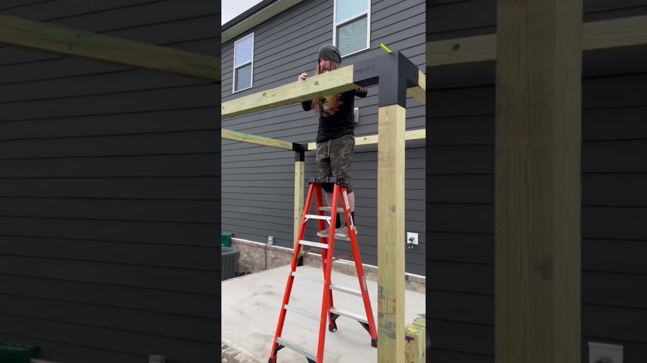 How To DIY Build A Toja Grid Pergola