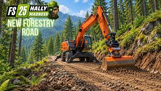 NEW TERRAFARM! I Built a Forestry Road Through the Mountains! | FS25 | Farming Simulator 25