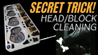 THE FASTEST AND BEST DIY WAY TO CLEAN CYLINDER HEAD AND BLOCK SURFACES (LS ENGINE GASKET REMOVAL)