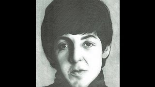Paul McCartney The Beatles A Dredfunn Mechanical Pencil Portrait