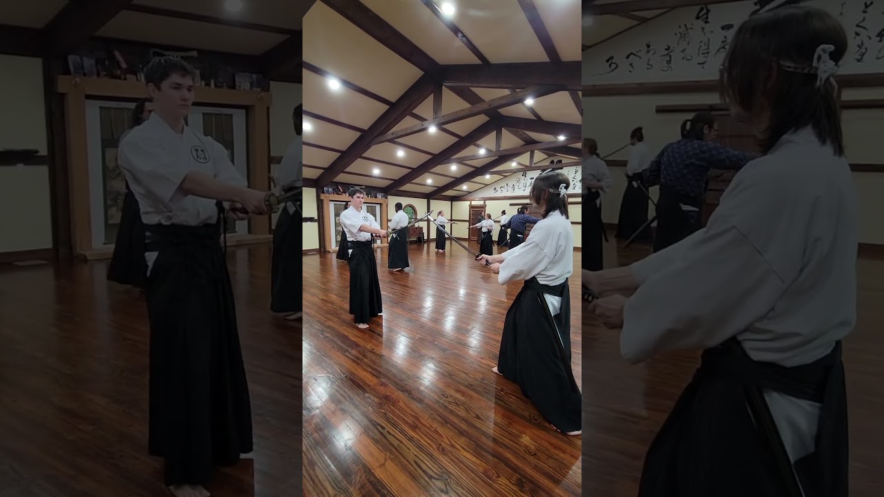 Kumitachi Practice. #floridabudokan #martialarts #iaido