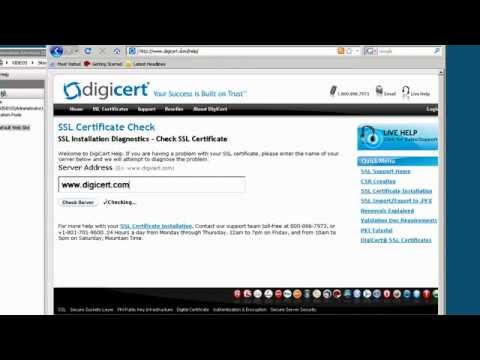 DigiCert SSL Certificate Installation - Microsoft IIS 7