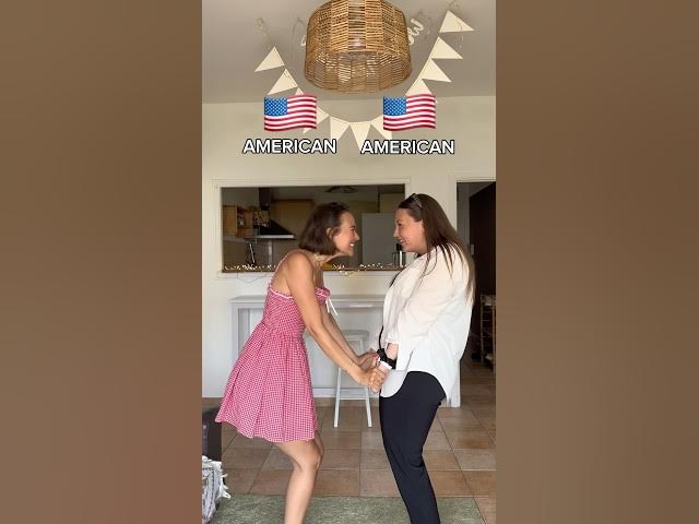 French vs American greetings w/ @jennajeandavis  #usa #american #french #france #cultureshock #funny