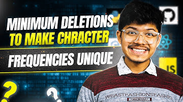 Leetcode 1647. Minimum Deletions to Make Character Frequencies Unique II Greedy II 2 ways