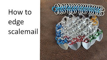 how to edge scalemail