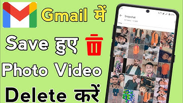 Apne Gmail me save hue photo kaise delete kare | How to delete Gmail Upload photo