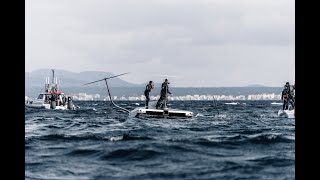 Test Boat T6 suffers damage after capsizing in Palma