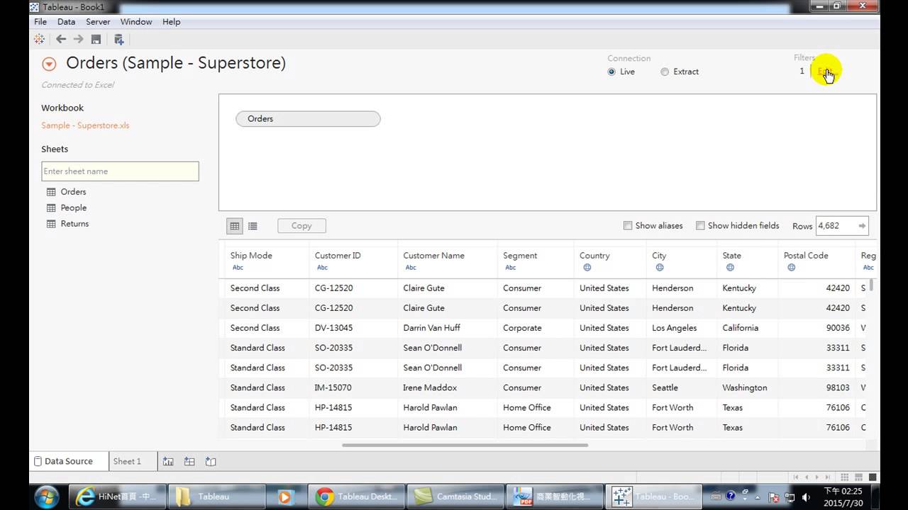 11.開啟舊檔Twbx (Tableau 9) - YouTube