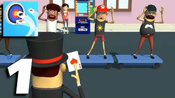 Card Throwing - Gameplay Part 1 Levels 1-21 (Android,iOS)