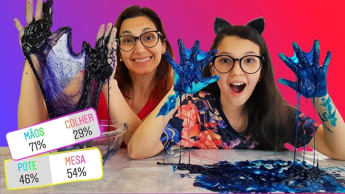 Luluca - Luíza - Slime com 3 cores de cola glitter, será