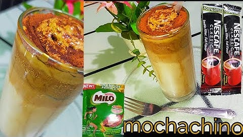 Dalgona Coffee Milo/Mochachino Dalgona Using a Fork!