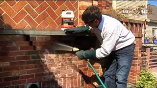 Cleaning Brick and Stone  Outdoor HowTo From Home Work With Hank