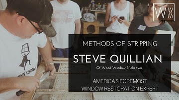 Methods and Tools Used to Strip Paint and Glazing from Old Sash