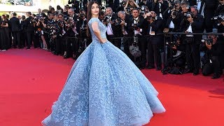 Aishwarya Rai Bachchan In Michael Cinco At The 70th Cannes Film Festival 2017