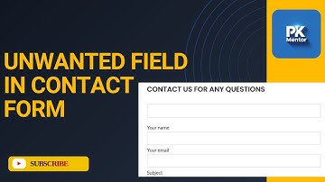 Fix Contact Form 7 White Box Issue | Hide unwanted field in Contact Form #wordpress