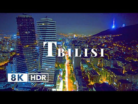 Tbilisi, Georgia in 8K HDR 10 BIT ULTRA HD Drone Video (60 FPS)