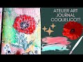 ATELIER GRATUIT ART JOURNAL COQUELICOT ART JOURNAL TUTO