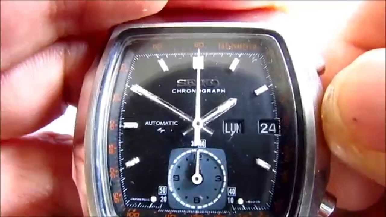 Seiko Monaco 7016-5020 Chronograph Wrist Watch 1976 - YouTube