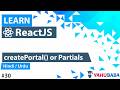 ReactJS createPortal Tutorial in Hindi / Urdu