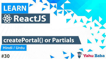 ReactJS createPortal Tutorial in Hindi / Urdu