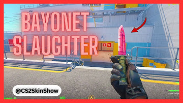 CS2 Bayonet Slaughter: CS2 Knife Inspect [4K]