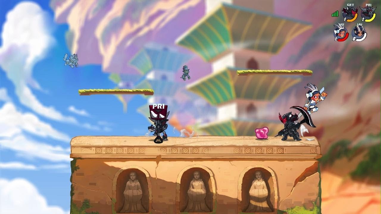 Casuals play Brawlhalla ranked 2v2s - YouTube