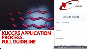 HOE U KUCCPS 2025 KUNT AANVRAGEN EN HERZIEN Cursussen: Universiteit, KMTC, TTC Stapsgewijze handl...