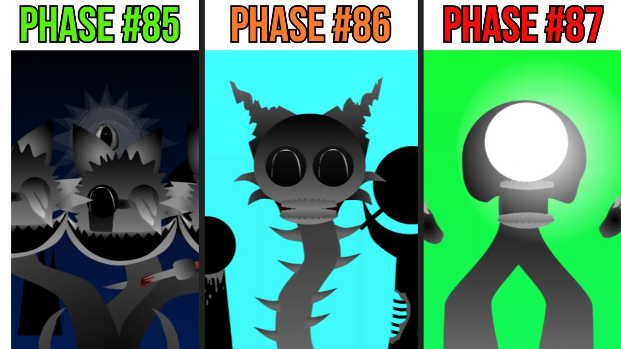 Phase 85 VS Phase 86 VS Phase 87 in Incredibox Sprunki - YouTube