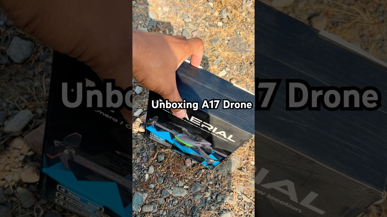 A17 Aerial Drone Unboxing 🔥 First Look & Box Contents