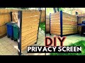 DIY Trash Can Screen // Horizontal Privacy Screen