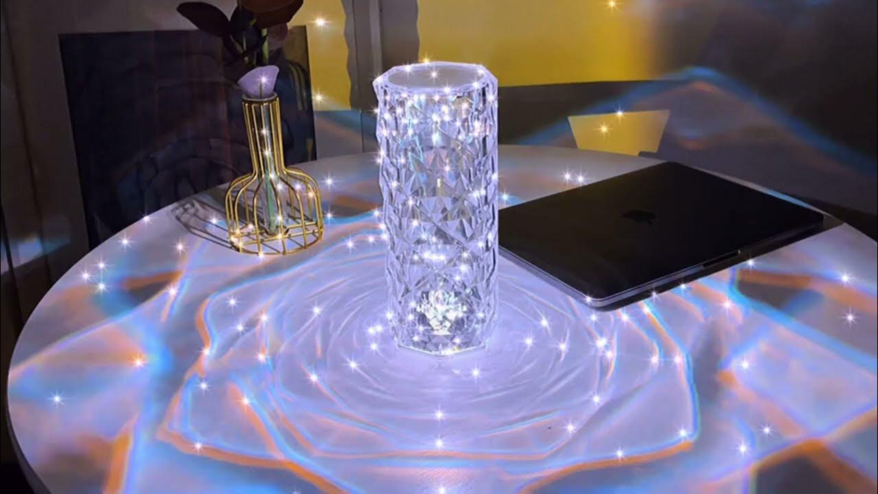 Rose diamond table lamp