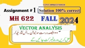 mth622 assignment 1 solution fall 2024|mth 622 assignment 1 solution fall 2024