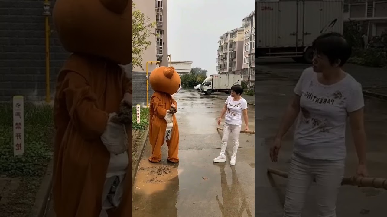 Teddy Bear Prank on Cute Girl's and Irritating Red Teddy l Funny video Cmedy fun 😜😜🤣🤣🤣😂😂😂😂😜😜
