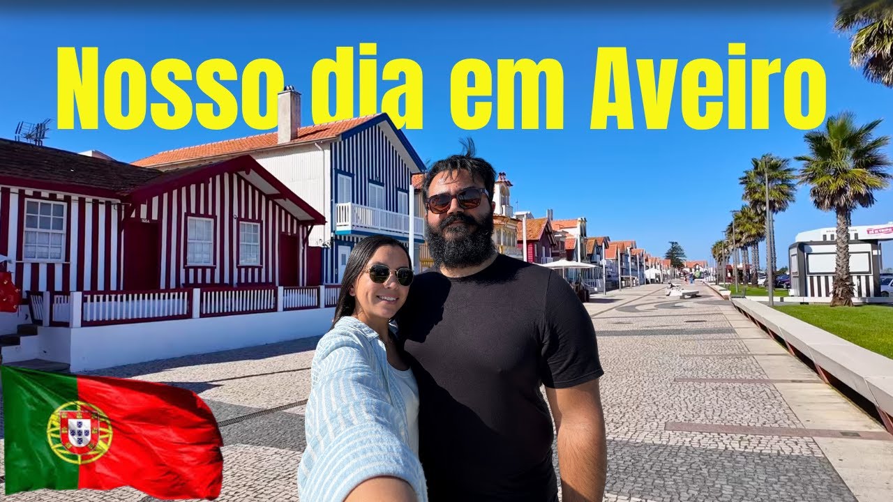 Conhecendo Aveiro: Passeio pelas casinhas coloridas e praia da Costa Nova 🇵🇹
