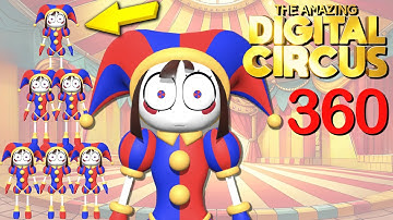 Pomni 20,000 TIMES in 360! VR 3D 4K (The Amazing Digital Circus)