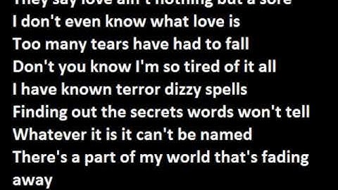 Phoenix - If I Ever Feel Better Lyrics
