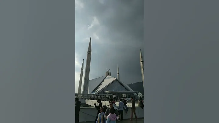 Shah Faisal Masjid E -8 islamabad Beautiful  view green 🥰😍