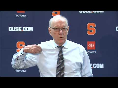 Jim Boeheim vs Bucknell Postgame