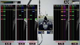 GITADORA GuitarFreaks / AXIS (CLASSIC) - Comparison