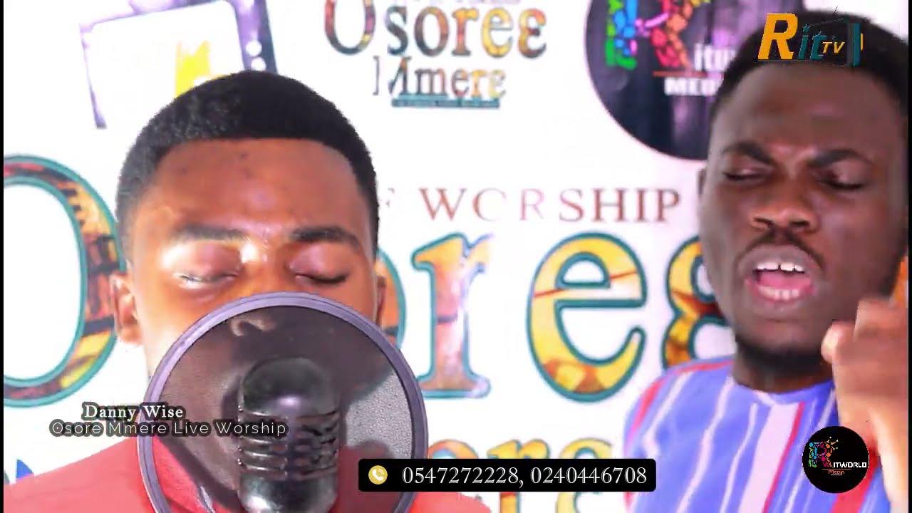 Dynamic Worshiper - Minister Danny Wise On Osore Mmere Live Worship. Powerful...