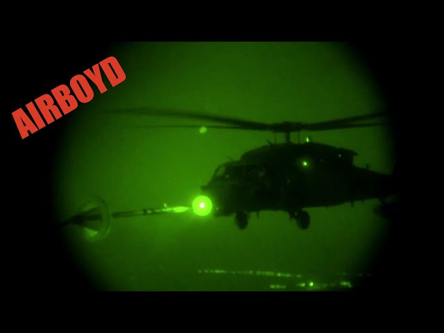HH-60 Pave Hawk Night Aerial Refueling