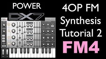 How To Learn Very Basics of FM Synthesis - FM4 Sound Design Tutorial Part 2 Tube Bells