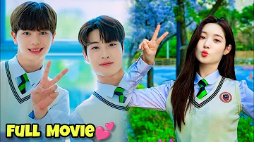 Two Handsome Boys Have Secret Crush on Pretty Girl💗 (हिन्दी में) || Full Movie in Hindi Dubbed 2024.