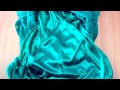 Обзор распаковка Платье зелёное кружевное