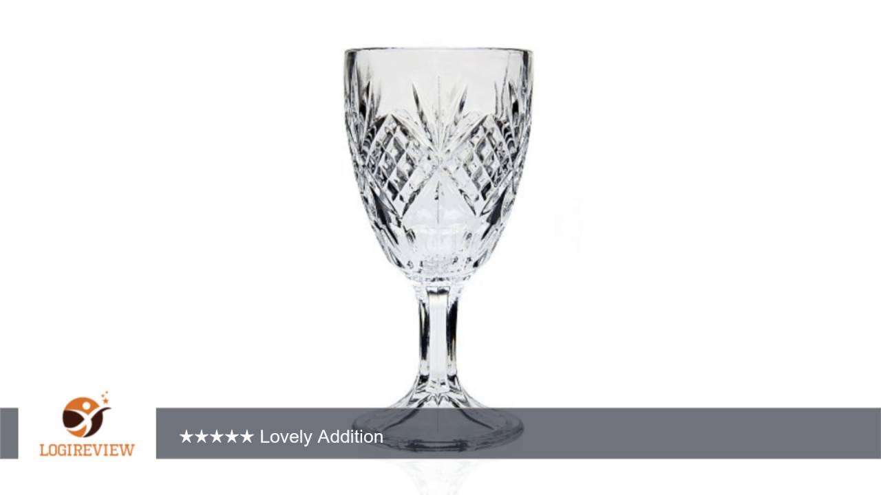 Godinger Set of 6 Dublin Cordial Glasses, Clear Review/Test YouTube