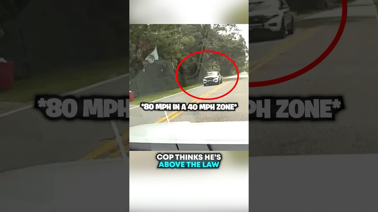 Полицейский считает себя выше закона 🫢👀